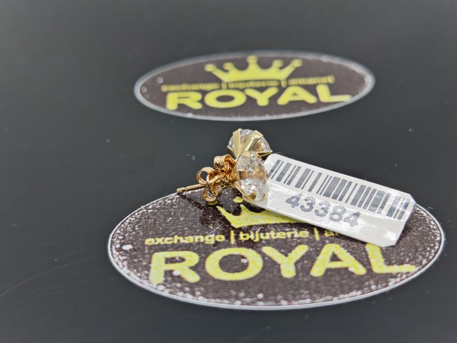 Bijuteria Royal: Cercei aur 14k/1.32 gr