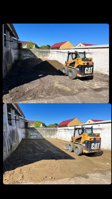 Închiriez utilaje : Bobcat,Miniexcavator, Buldoexcavator , Compactor!