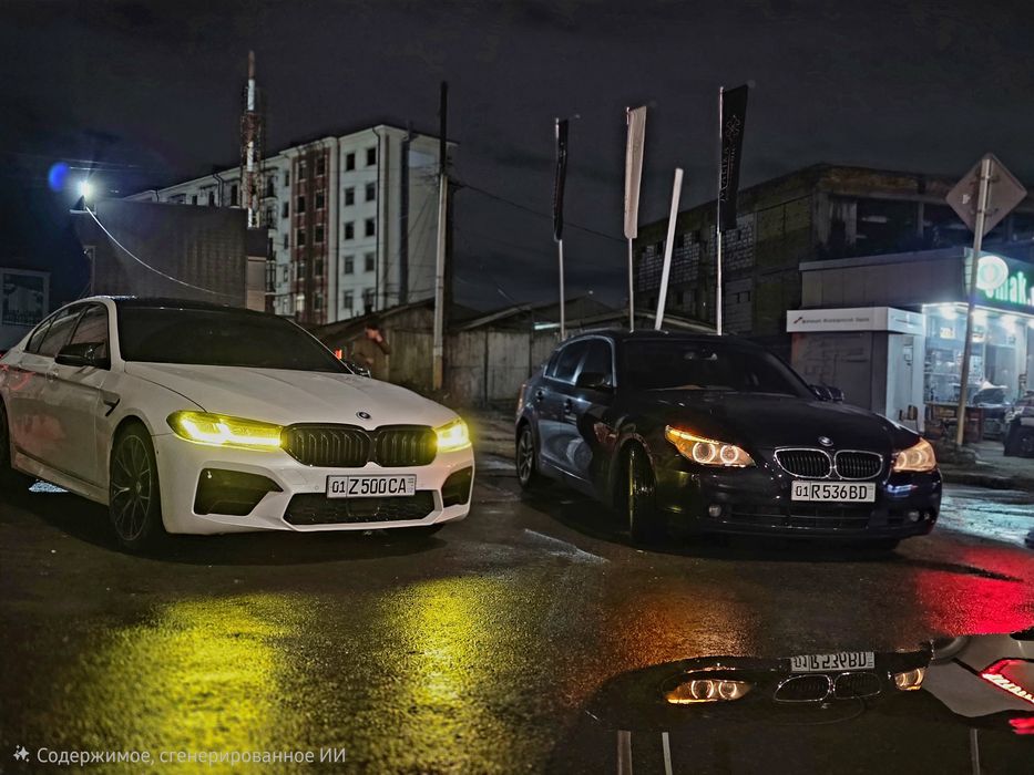 Bmw e60 525i Машина полностью облужиная  краска 100% чистая