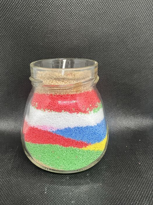 Пясъчни свещи ръчна изработка