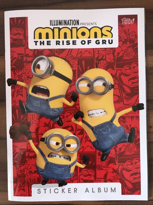 Stickere minioni - Album The rise of Gru