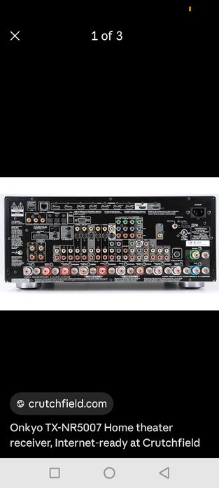 Onkyo TX-NR5007 — Receiver AV 9.2 canale, flagship
Vând receiver AV Onkyo
Vând receiver AV Onkyo