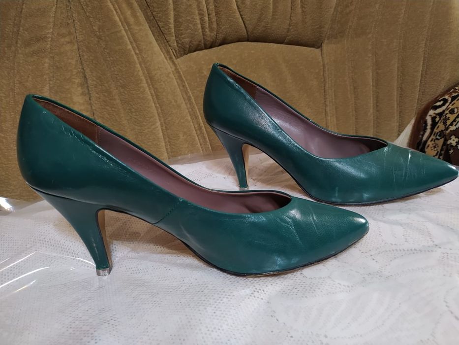 Женские модельные кожаные туфли