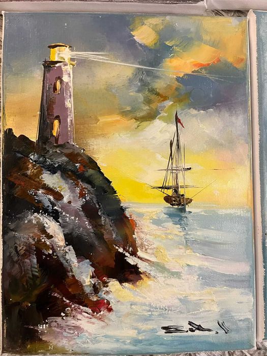 Tablouri pictate in ulei de Sebastian Constantin. Livrare personala.