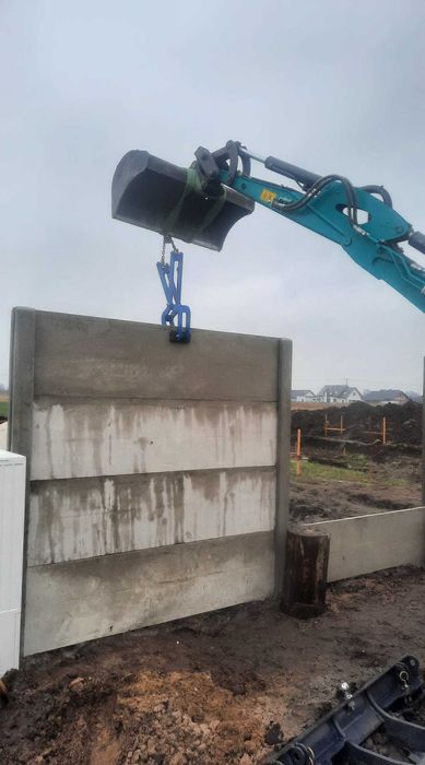 CLESTE borduri 1000 kg ridicare cu stivuitor macara falci reglabile