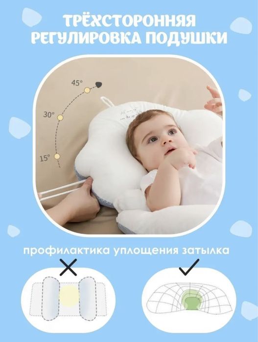 Подушка для новорожденых