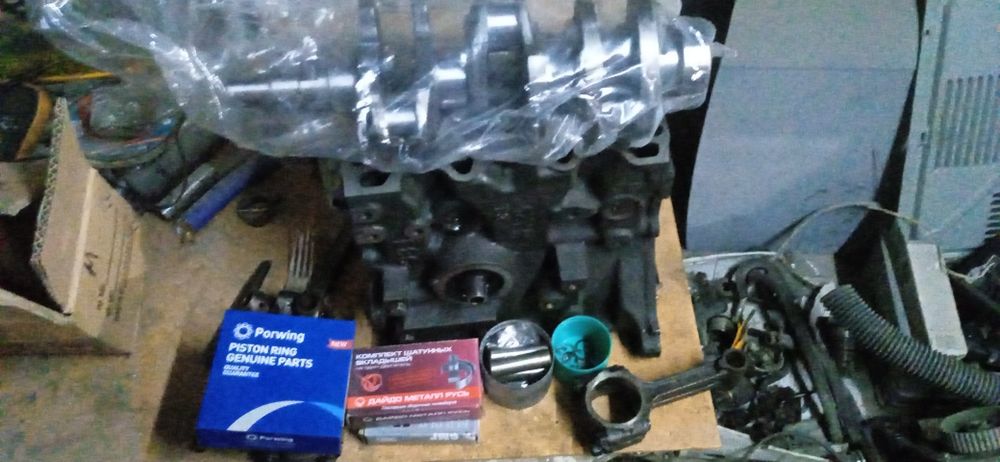 Двигатель Matiz 0.8л откапиталеный