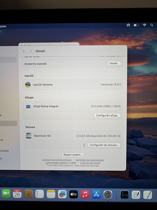 MacBook Air 13” 2019 – Space Gray – stare foarte bună