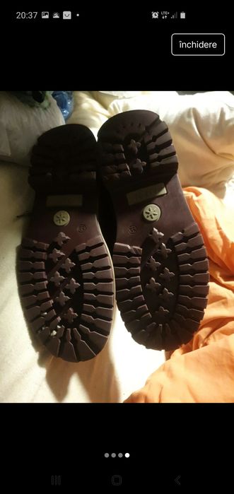 Ghete piele imblanite 38