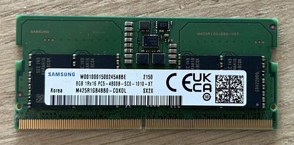 Vand kit 2 x 8GB Memorie RAM DDR5 4800mhz CL40 Dual-channel Samsung