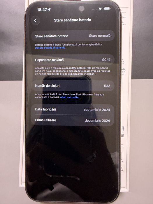Iphone 16 pro max 256