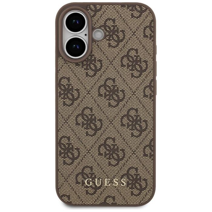 Guess 4g classic case for iphone 17 brown