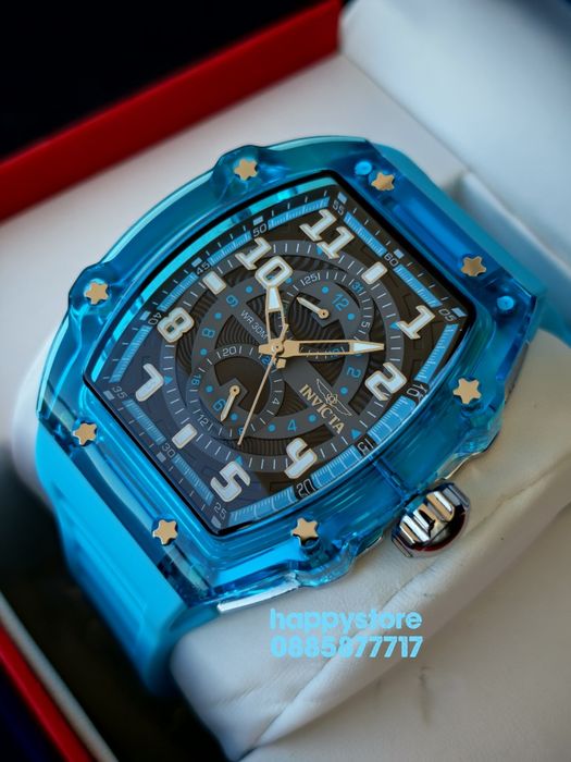 INVICTA Cyclone Blue 49 mm, Инвикта нов ръчен часовник