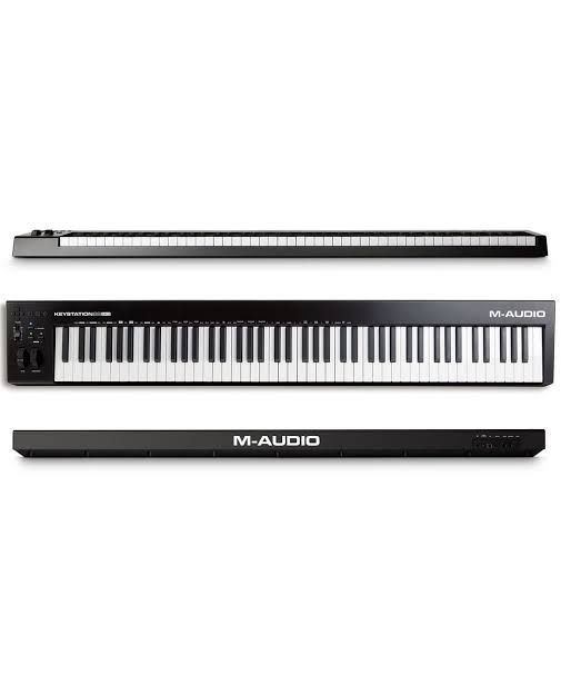 полноразмерная миди-клавиатура m-audio keystation 88 mk3
