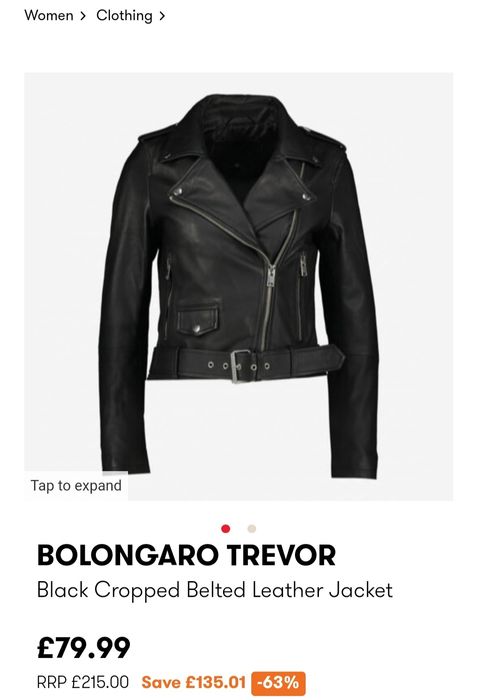 Jacheta de piele Bolongaro Trevor