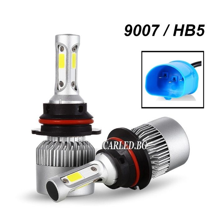 Led Крушки H7 H1 H4 H11 H16 H3 H8 H9 HB3 HB4 Лед 72W