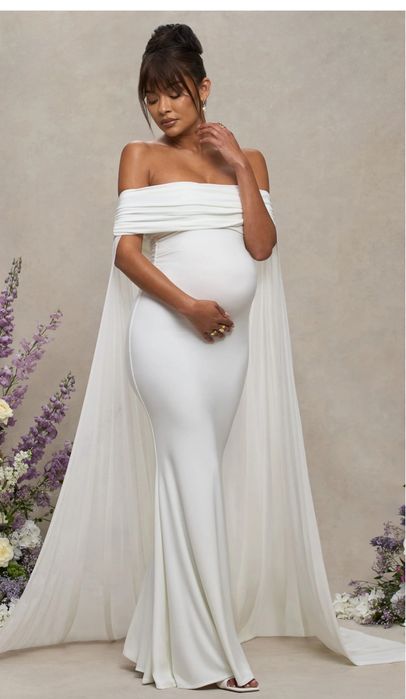 Rochie alba de tull