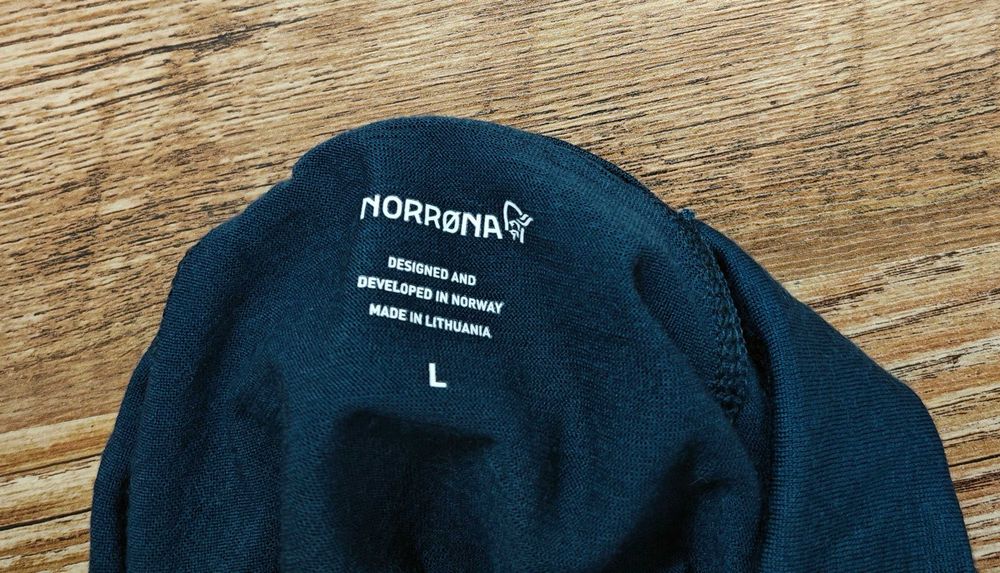 NORRONA 100% Мериносова вълна дамска термо фланелка размер L