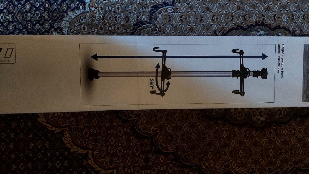 Suport telescopic pentru depozitare biciclete