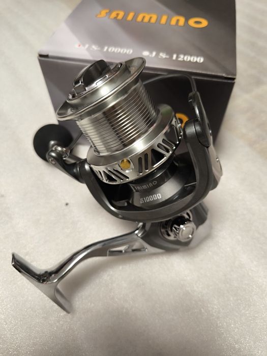 SET 2 Mulinete CRAP SAIMINO JS10000 Long Cast 13+1 Rulmenți