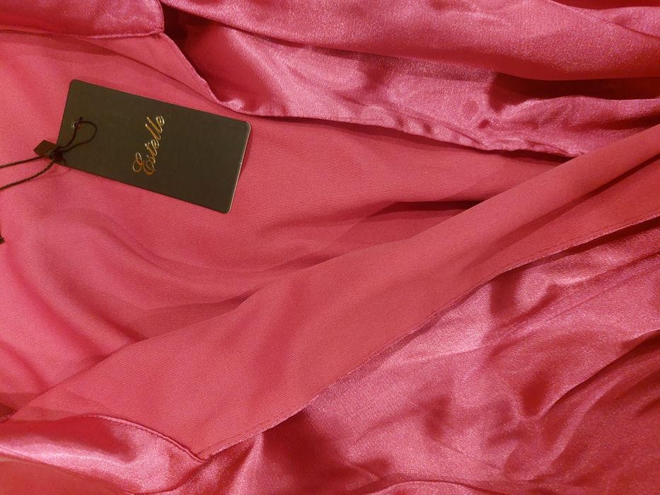 Официална розова рокля