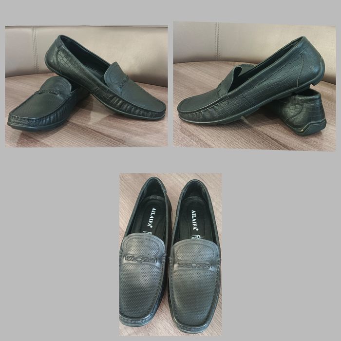 Распродажа новых кожаных мокасин