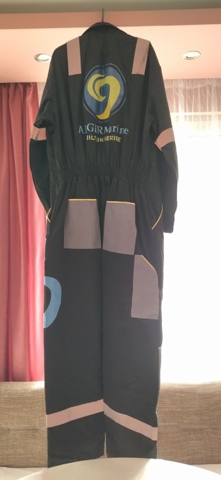 Мъжки работен гащеризон с ръкави -размер  XXL