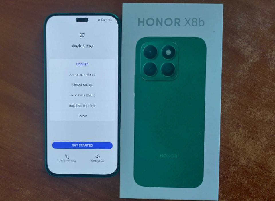 Чисто нов HONOR X8b 256GB Green в гаранция