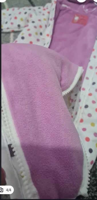 Salopeta iarna combinizon flausat cu fermoar 12m