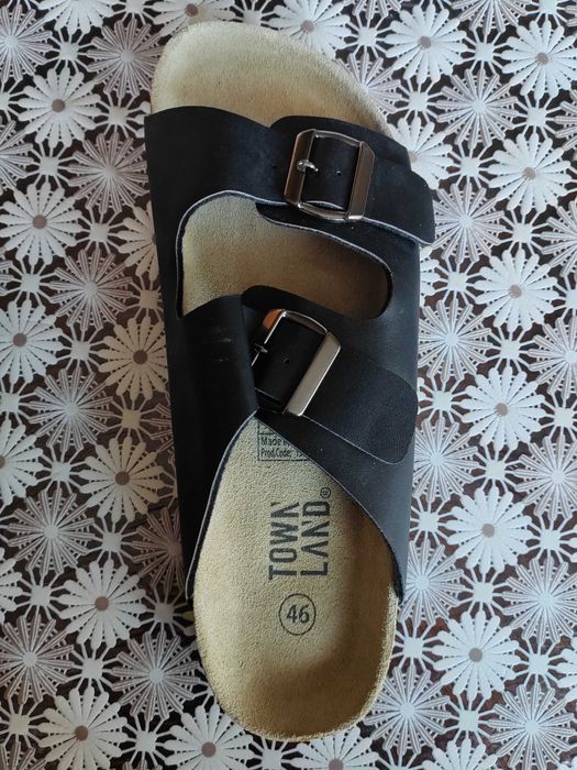 Кожени мъжки чехли