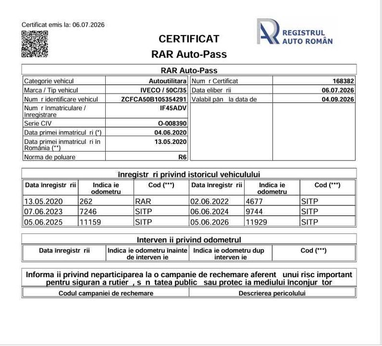 Iveco prelata 6 metrii FINANTARE LEASING  4 ani /rata 618 euro-garantie 1 an