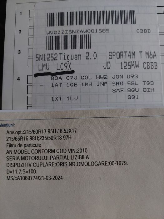 Vand sau schimb vw Tiguan 4×4 Sport