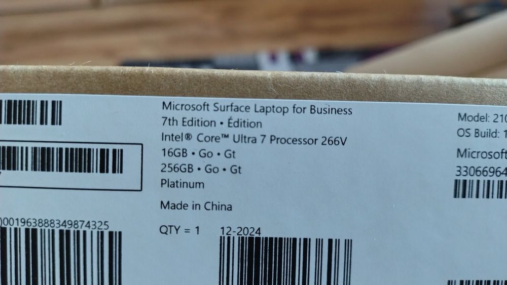 Laptop microsoft generatia 7