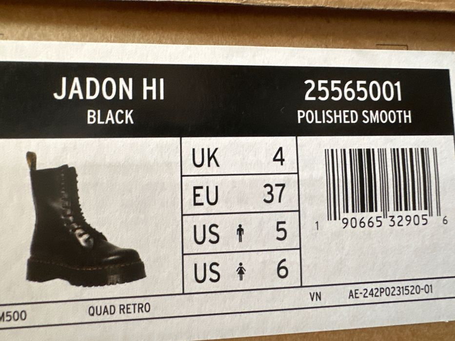 Ghete Dr. Martens, Jadon Hi, mărimea 37