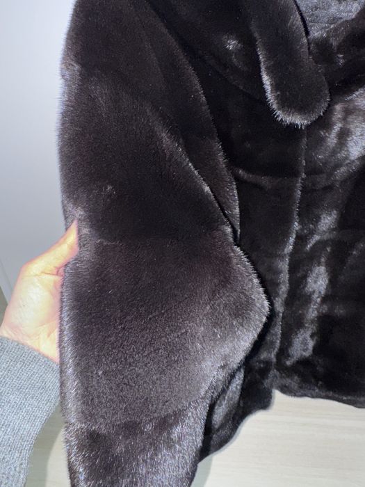 Шуба черная Автоледи