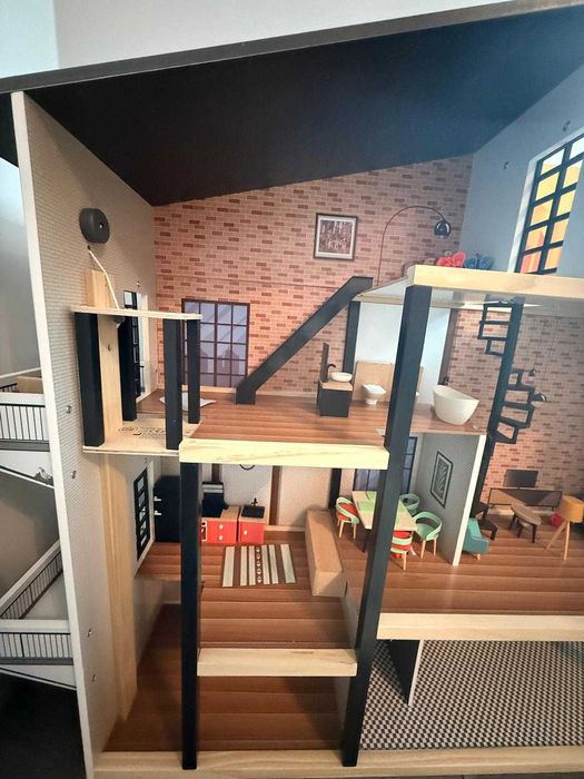 Casa de papusi XXL ( Lidl ) + mobilier complet  400 lei