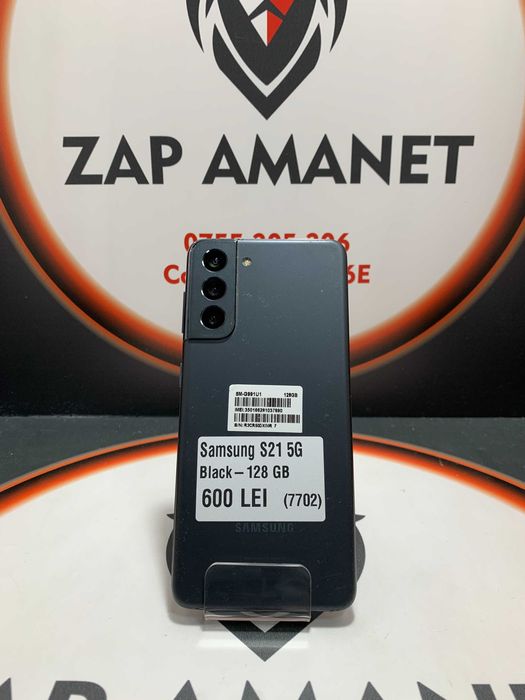 Zap Amanet Vitan - Samsung S21 5G - 128Gb - Black
