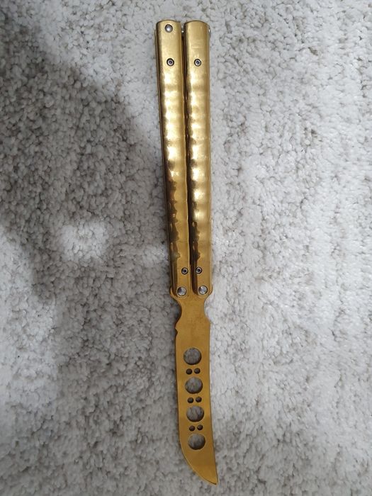 Butterfly auriu metalic