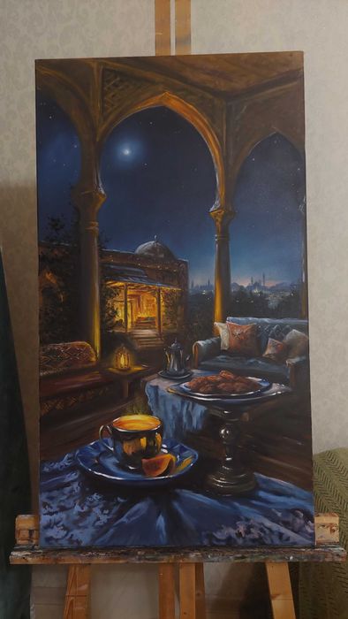 Картина маслом интерьерная