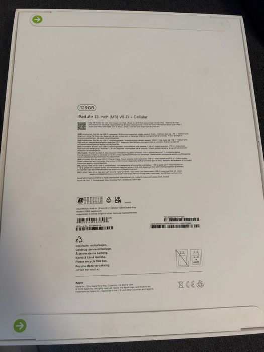iPad Air de 128GB, 13 inch, M3, Wi Fi + Cellular, impecabil