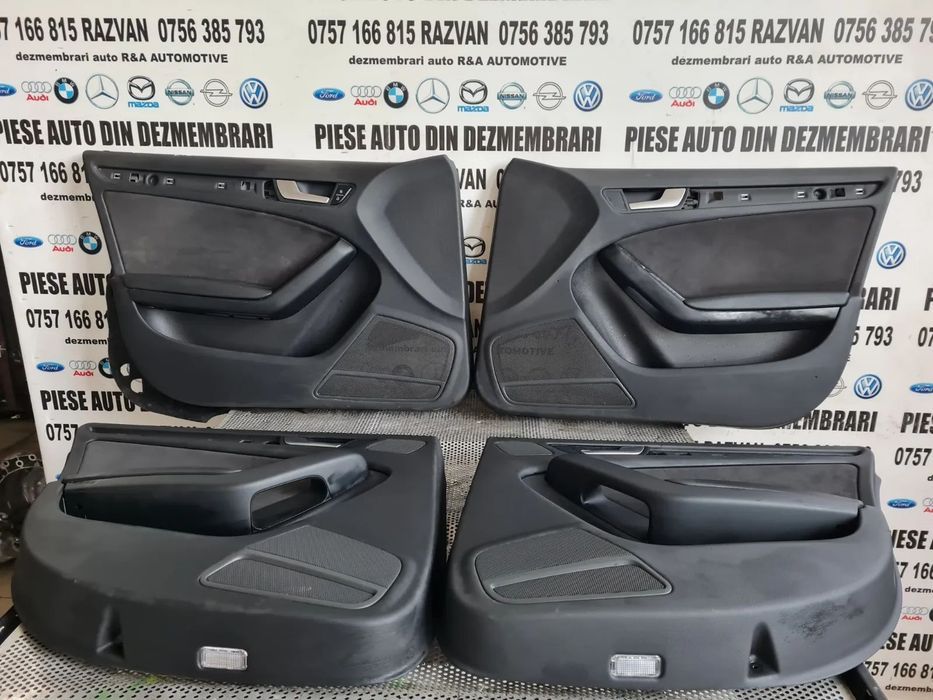 Set Fete Fata Tapiterie Usa Piele Alcantara Audi A5 Sportback 4 Usi 2.0 Tdi Euro 5 Motor CJC Cutie
