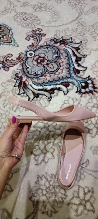 Новые балетки розовые