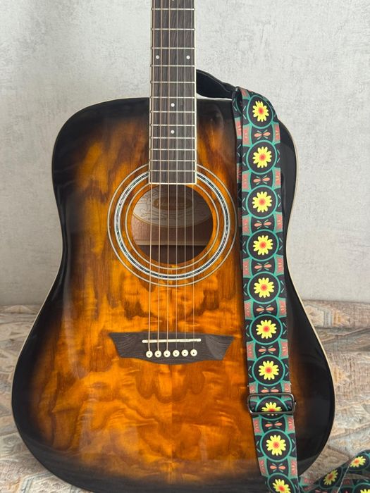 Гитара акустическая Washburn желтый