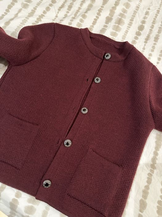 Жилетка Zara бордо