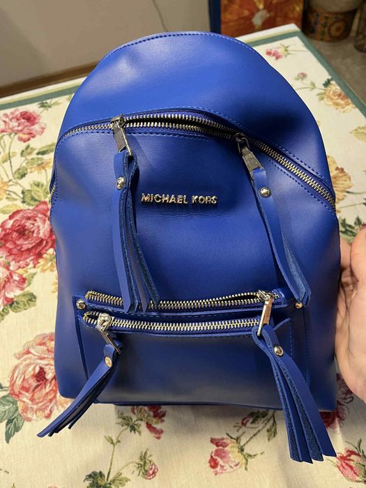 Синя раница Michael Kors
