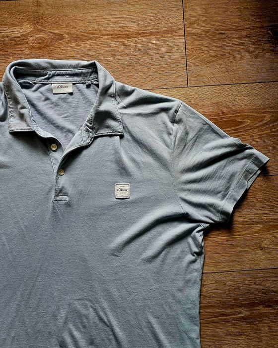 Tricou Polo s.Oliver "Essential" mărimea XL - Albastru Deschis