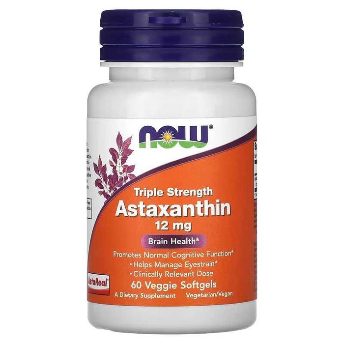 NOW Foods NOW Astaxanthin астаксантин Астахантин