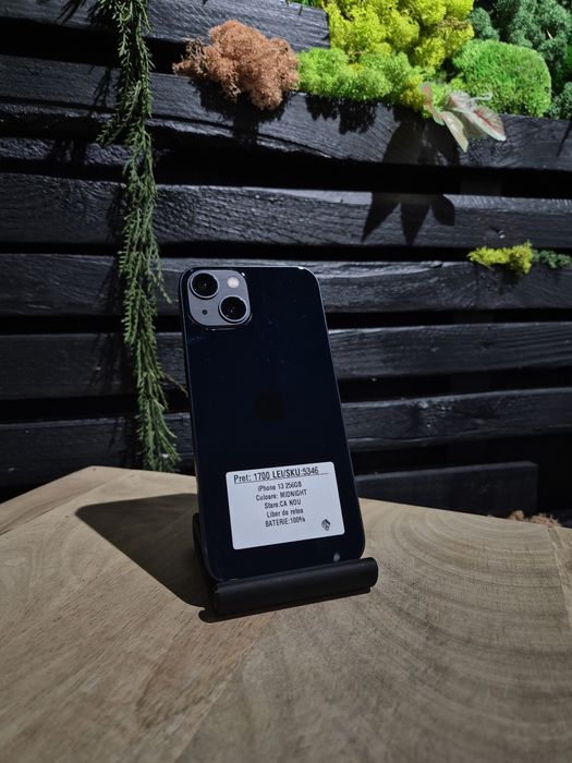 iPhone 13 256gb Midnight Neverlocked Bat 100%/Fact+Garantie