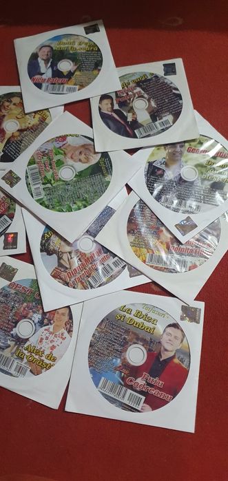 Lot CD muzica românească petrecere neutilizate