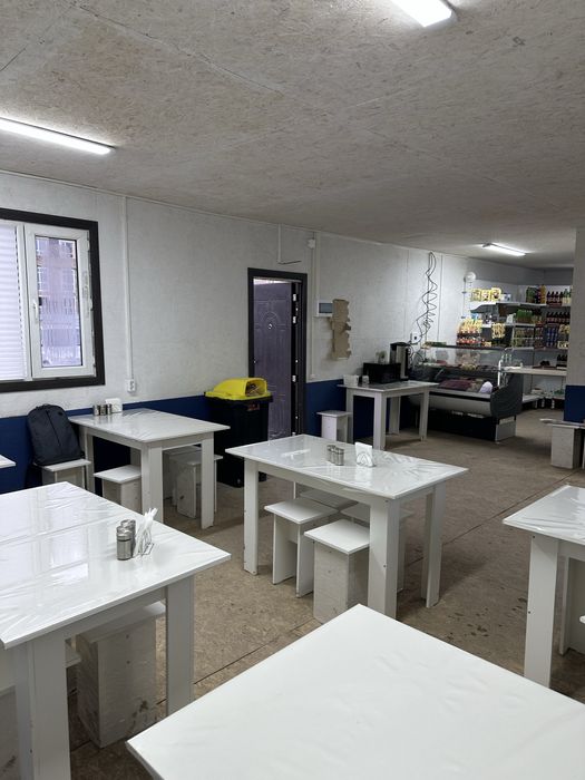 Контейнеры, магазин, столовая, дом